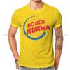 Bober Beaver Inspired Burger King Tshirt Classic Grunge Unisexs Tees Tops Loose Cotton Oneck T Shirt