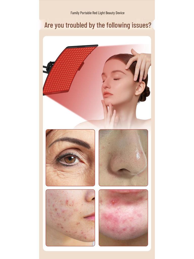 LED Infrared Light Therapy Lamp for Full-Body Skin Care and Whitening