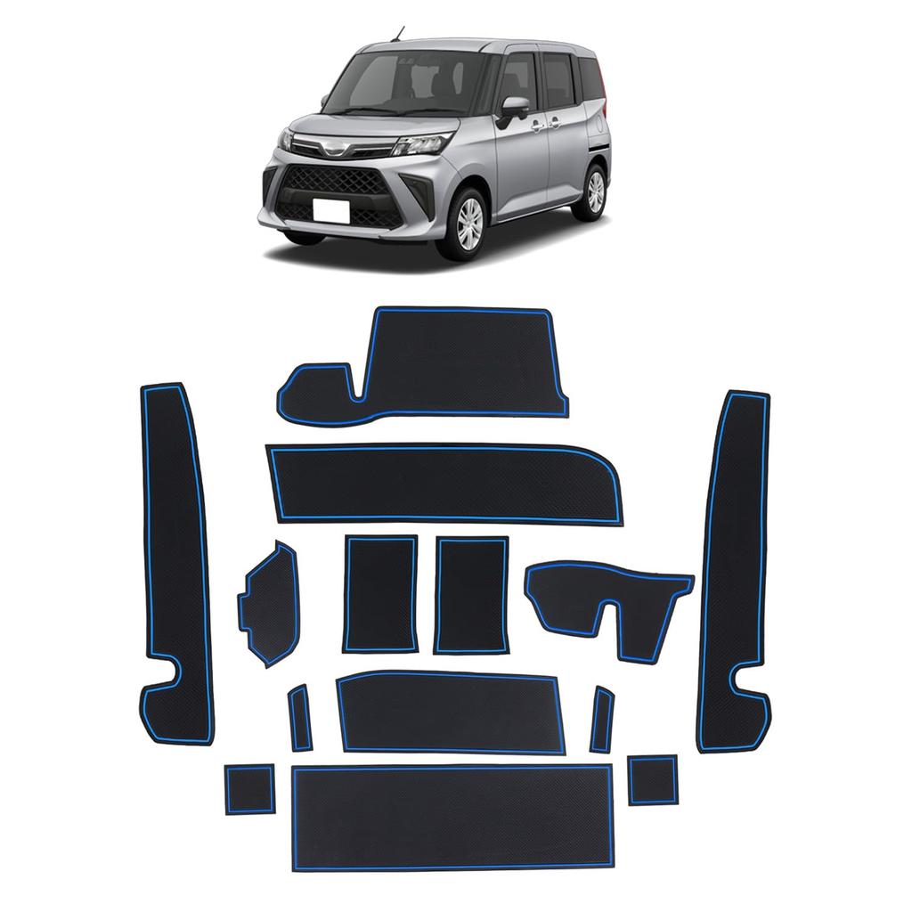 ruiya New Model Toyota Rumi M900A M910A Exclusive Non-Slip Mat Rubber Mat Door Pocket