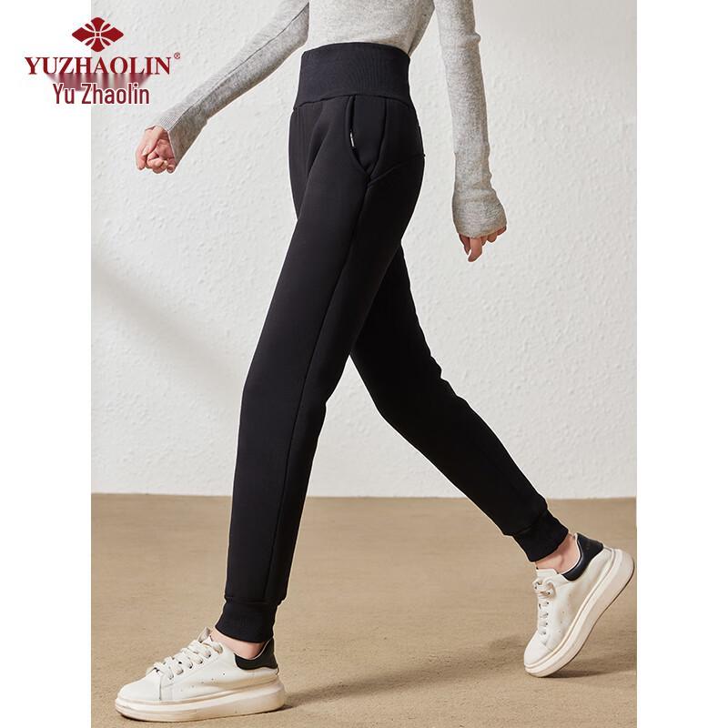 Yuzhaolin Women's Thickened Fleece-Lined Casual Sweatpants