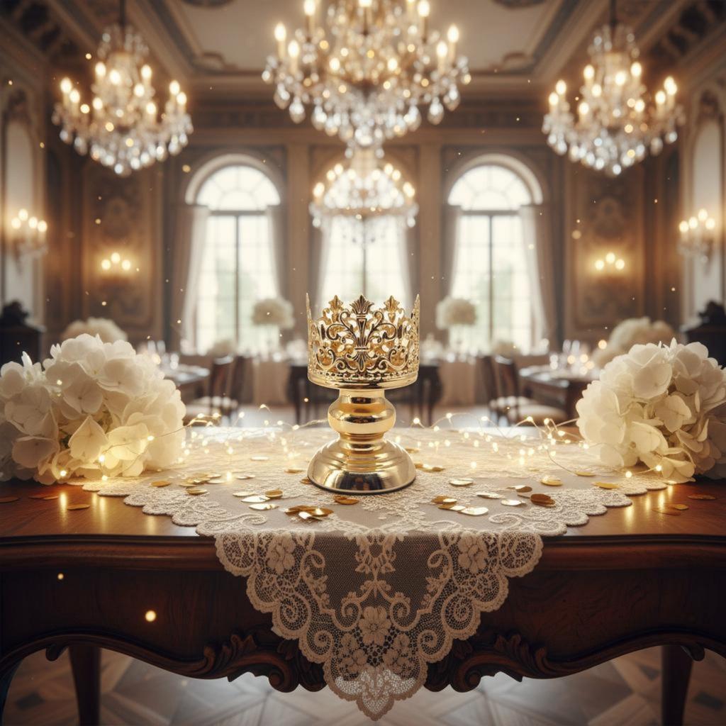 Crown Shaped Candle Holder Stable Base Metal Pedestal Candlestick Vintage Design Candle Stand Single Support Candlestick