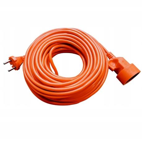 Garden Extension Cord 1-Socket 15M 2X1 Plastrol