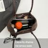 Women Comfortable Simple Shoulder Bag Large Capacity  Versatile Texture Storage Bags Fashiable Commuter Handle Bag with Scarf