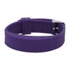 Vibrating Alarm Reminder USB Charging Watch LED Fitness   for Cal Fit Sleep Purple