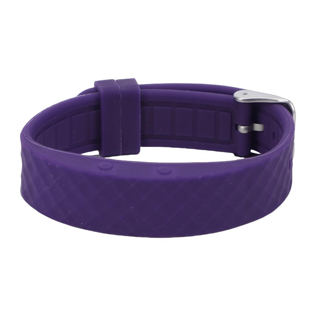 Vibrating Alarm Reminder USB Charging Watch LED Fitness   for Cal Fit Sleep Purple