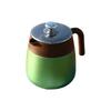 Stainless Steel Titanium-Coated Teapot Titanium-Coated Liner Large Capacity Insulated Coffee Pot with Handle Brewing Pot Kitchen