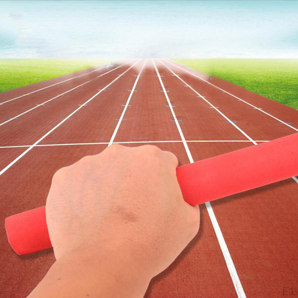 Stainless Steel Foam Relay Baton for Track and Field Outdoor Running
