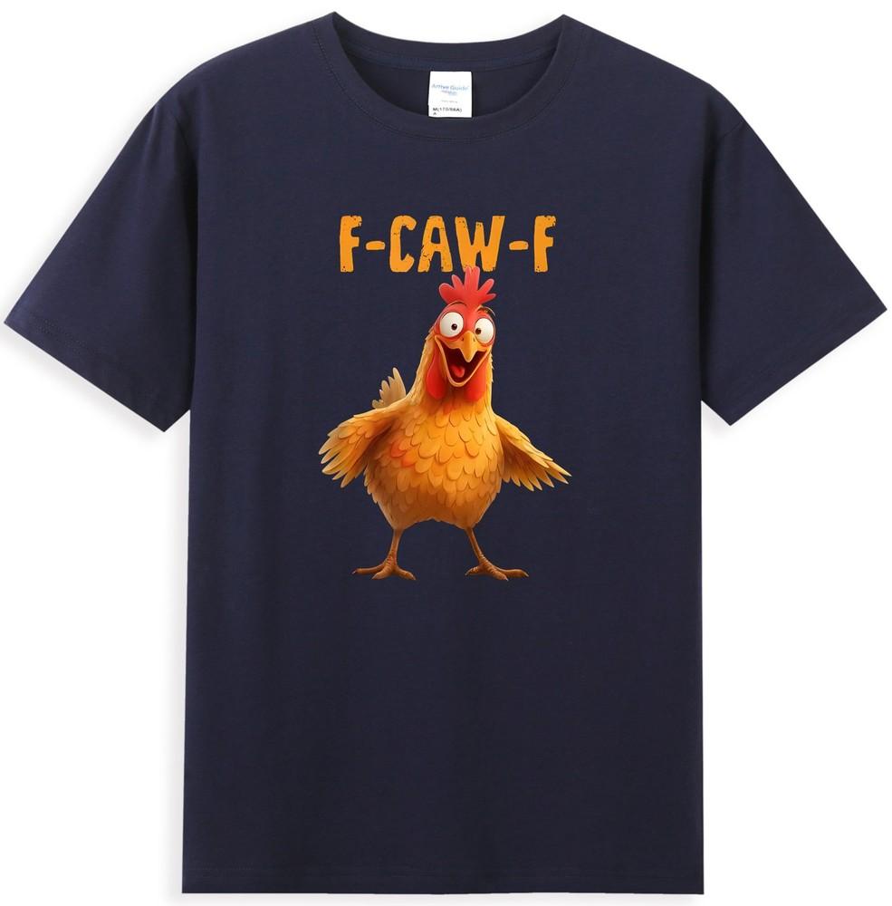 Fcawf Chicken Funny Adult Humor Rooster Meme Saying Unisexs Tshirt S