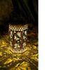 Solární Železná Umělecká Šestiúhelníková Projekční Lucerna