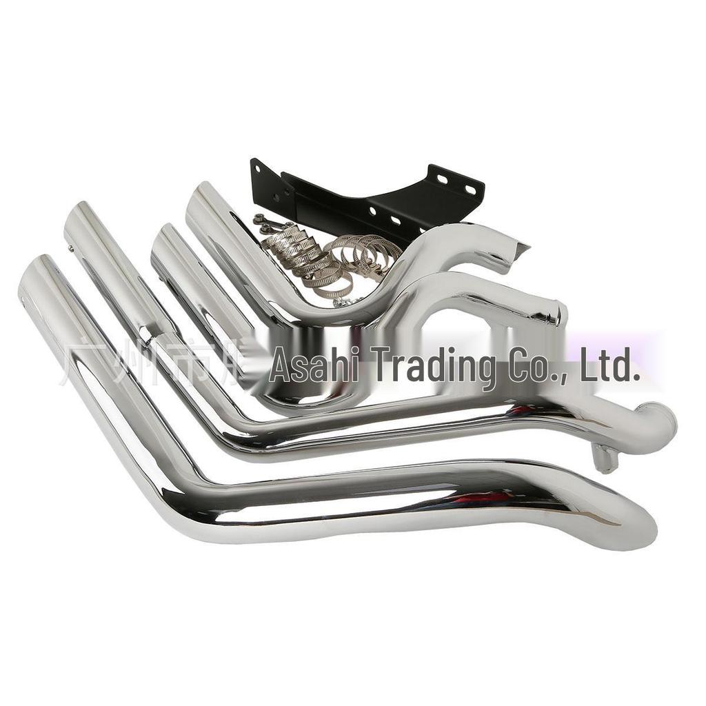 XL883 Motorcycle Exhaust Pipe Electroplated Muffler for 2004-2013 Models