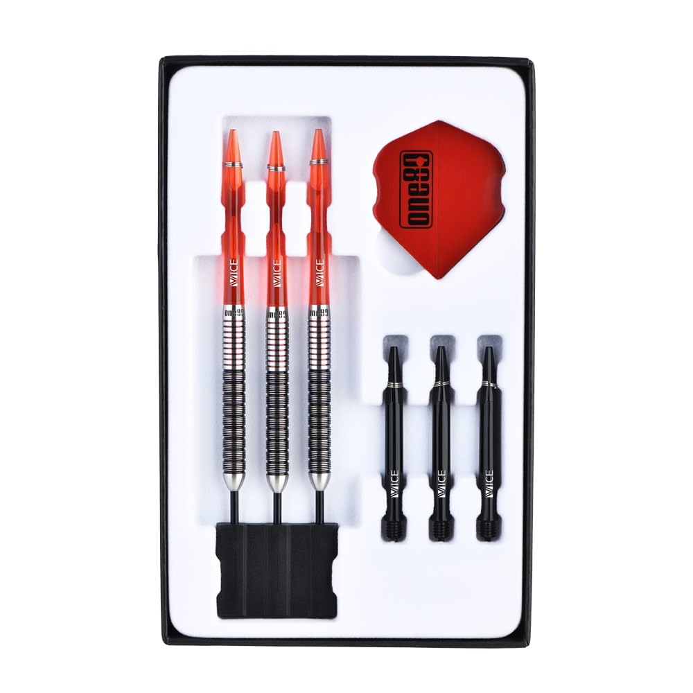 One80 THE STAMPEDE STEEL 24g Akshay Mehta Player Model Dart Barrel Dart Set Ver.2