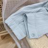 High-end Sense Unique Texture Pleated Loose Long-sleeved Shirt for Women Fresh Design Sense Top for Autumn