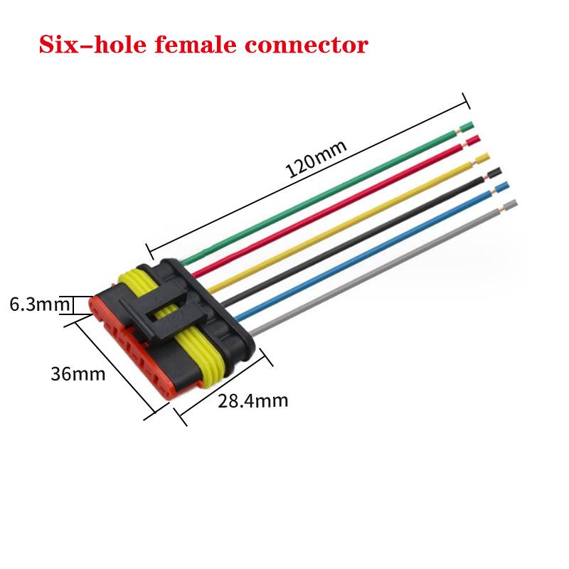 1/2/3/4/5/6 Pin Way Electrical Wire Connector, 18Awg Male Female Plug Socket, Quick Disconnect Wire Connectors For Car, Truck