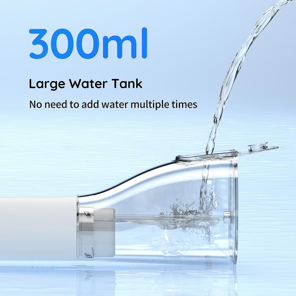 1PC Dental Water Jet 3 režimy Water Flosser ústní irigátor na zuby Dobíjecí přenosný 300ml vodní čistič zubů