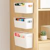 2pcs Wall-Mounted Storage Boxes, Modular Wall Organizer with Vertical Surface Optimization - Tool-Free Mounting System