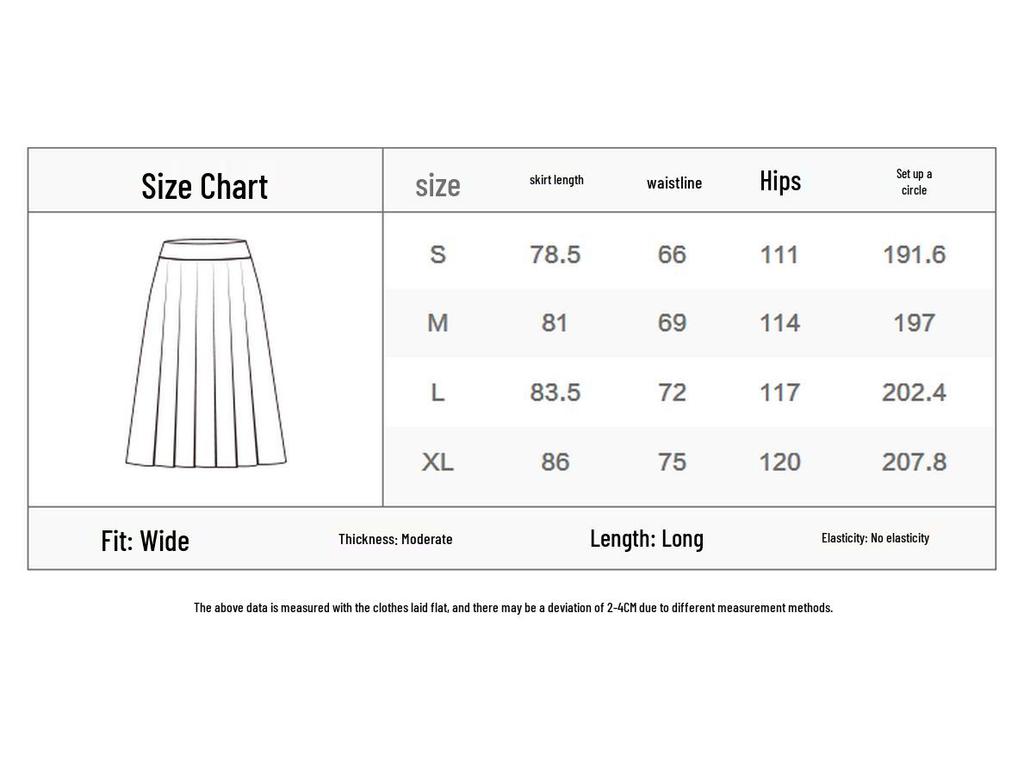 Peacebird Women's Pleated High-Waist A-Line Midi Skirt