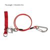 Underwater Diving Freediving Lanyard Diving Safety Lanyard Rope with Wristband & Carabiner Dive Accessories Enduring