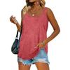 Sleeveless Square Neck Solid Women Tank Tops Fashion Loose Casual Summer Vest Women Elegant Plus Size Office Ladies Tanks Camis 30758