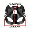Cat Mask with Earholes - Gothic Punk Style Halloween Party, Carnival Ball, and Adult Game Dress Up Accessories