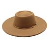 Wool Felt Classic Bowler Hat With Wide Brim For Outdoor Casual Wear