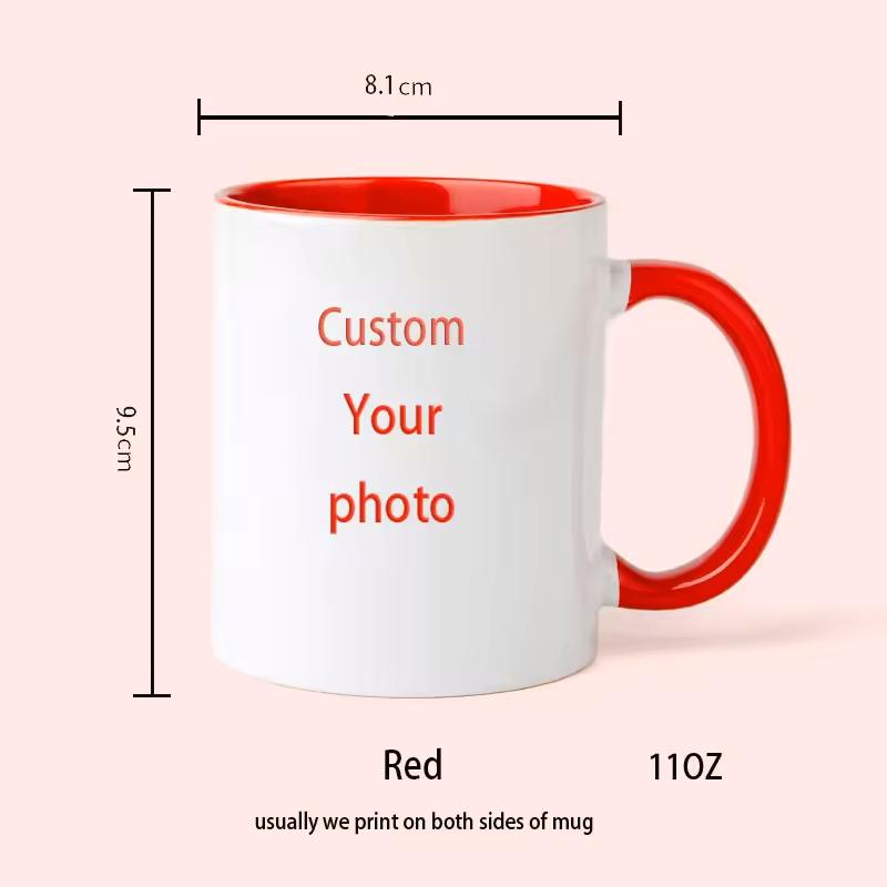 DIY Your Photo Mug,  Name  Text Cup,ize Coffee Mugs, Tea Cups, Mothers Fathers day, Christmas New Year Best Gift