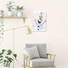 1pc Olaf Metal Tin Sign 8x12 Inch - Vintage Wall Art with Snowflakes, Classic Cartoon Design for Home, Bar, Cafe, and Room Decor