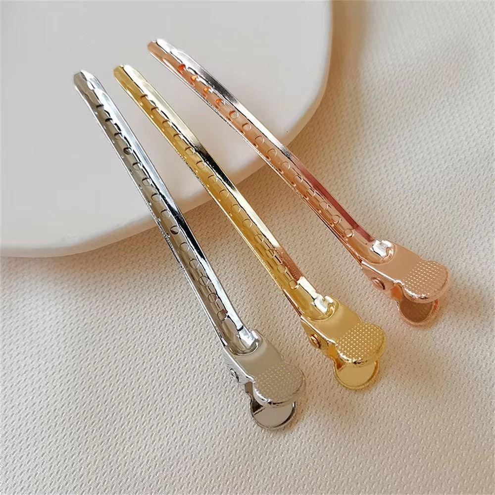 20Pcs DIY Hair Salon Fixed Clips 9.5cm Duckbill Fluffy Clamps DIY Hairdressing Hairpins  Barber