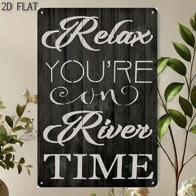Flat 2D Metal Sign Wall Decor