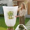 Frost Shield for Small Trees And Shrubs Plant Protection Cover with Viewing Window, Extra Thick Non-woven Winter Weatherproof Blanket Cold Climate