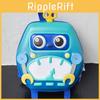 Cute Eggshell Backpack With Robot Print Designfor Preschool Use