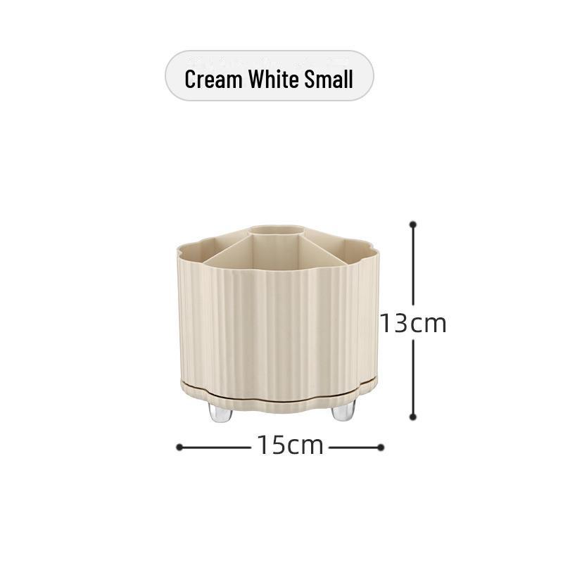 Drehbarer Make-up-Pinselhalter und Kosmetik-Organizer