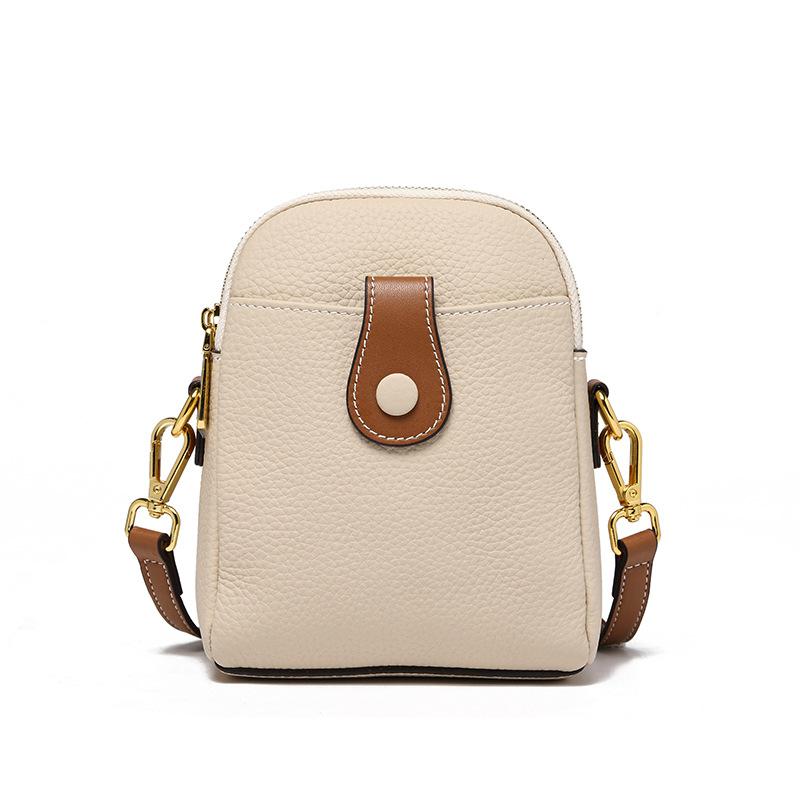 Leather mobile phone bag women's versatile new fashion women's bag messenger bag women's small bag shoulder bag small square bag