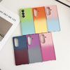 Per custodia Galaxy Z Fold 7 Protezione cerniera Antiurto Colore Degradé Retro Rigido Antiurto per Samsung Galaxy Z Fold 7 6 5 4