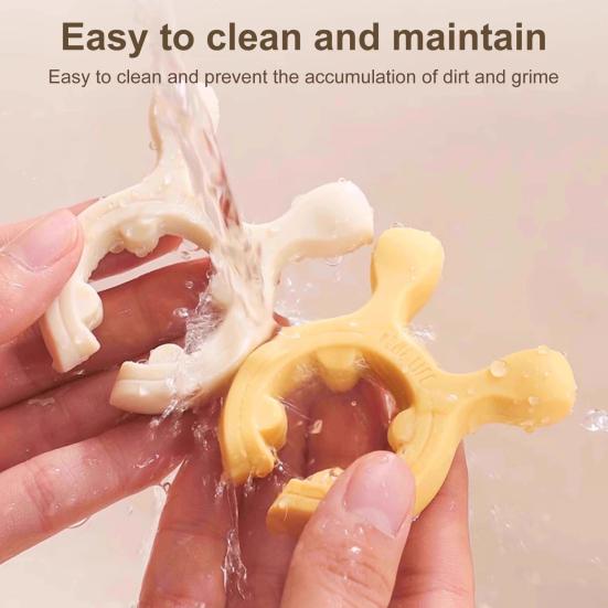 Silicone Pot Lid Clip Spoon Holder Bracket Anti-overflow Support Rack for Kitchen Universal Spatula Holder Clip