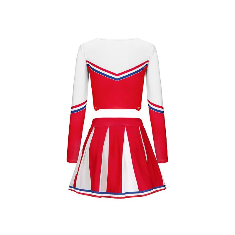 Kids Cheerleading Uniform Set Athletic Gymnastics Dance Performance Outfit Childrens Competition Costume
