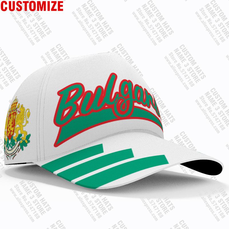 Bulgaria Baseball Cap Free 3D Custom Made Name Number Team Logo Bg Hat Fishing Bgr Country Travel Bulgarian Nation Flag Headgear