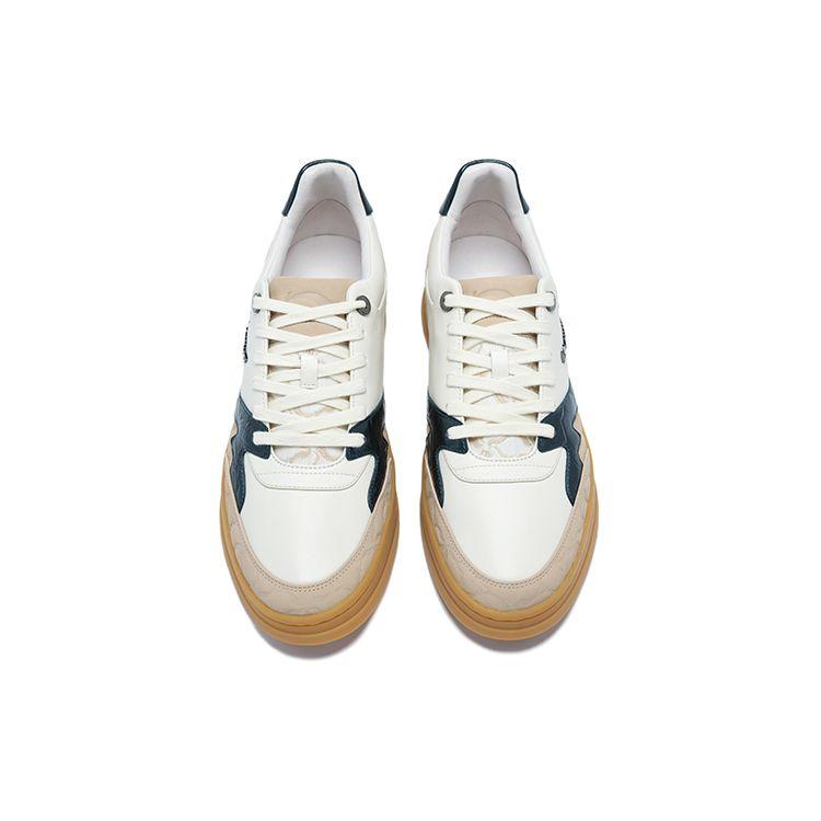 Li-Ning 1990 001 Non-Slip Lightweight Low-Top Skate Shoes Men Sneakers Brown Green White ALHT003-2