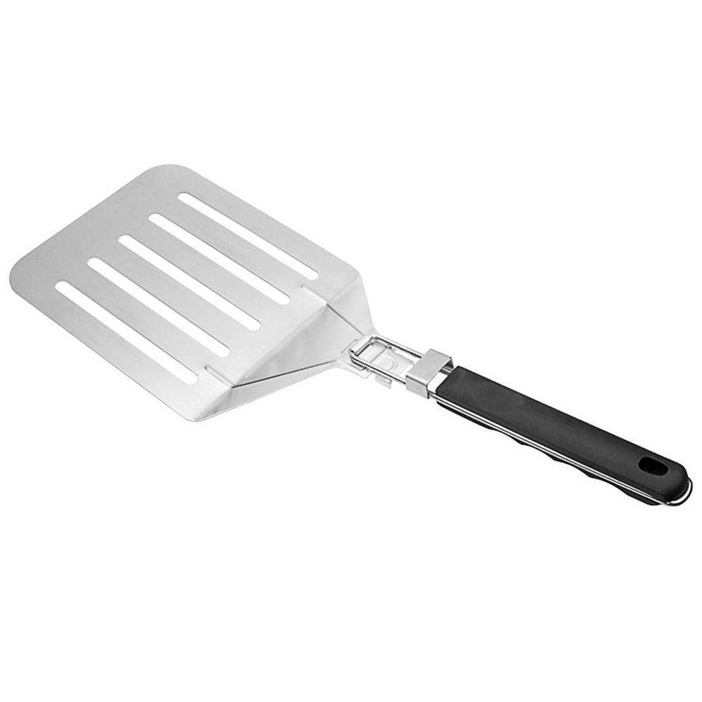 Foldable 430 Stainless Steel Pizza Cake Spatula Pizza Peel Slotted Spatula,Size M (BPA-Free,No FDA Certificate)