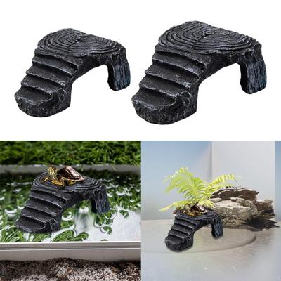 Turtle Resting Basking Platform Turtle Resting Terrace for Amphibians Semi Aquatic Animals Bearded Dragon Terrapin Tortoises