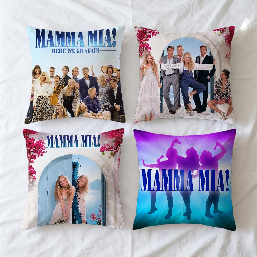 Cushion Cover Soft Case For Sofa M-MammaS-ES Movie Living M-Mia Room Home Comfortable Office Decor Protective Pillow Covers