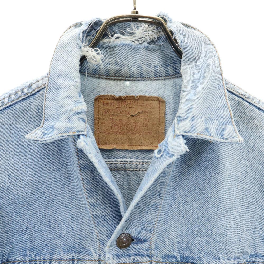 Levi's 80s 90s Made in Canada Orange Tab Old Denim Jacket 36 Light blue Men's Used