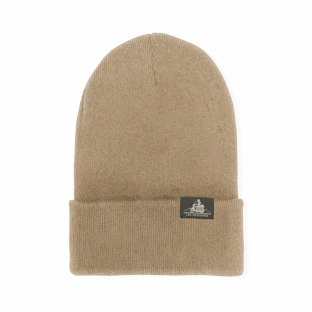 

[Official] 2D Cospa Laid-Back Camp SEASON 3 Silhouette Bike Shima Rin Knit Cap KHAKI