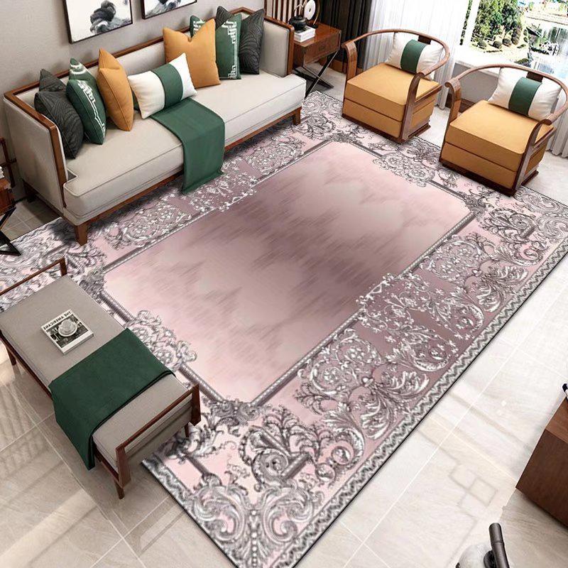 Chinese Style Living Room Carpet Sofa Tea Table Floor Carpets Modern Large Area Rug Bedroom Bedside Decoration Non-slip Foot Mat