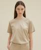 Lingseoul Supima Silket Cotton Top-Khaki