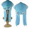 2025 New Headgear Halloween Costume Hat Squid Sea Animal Halloween Funny Hat Multicolored Props Photograph Octopus Hat