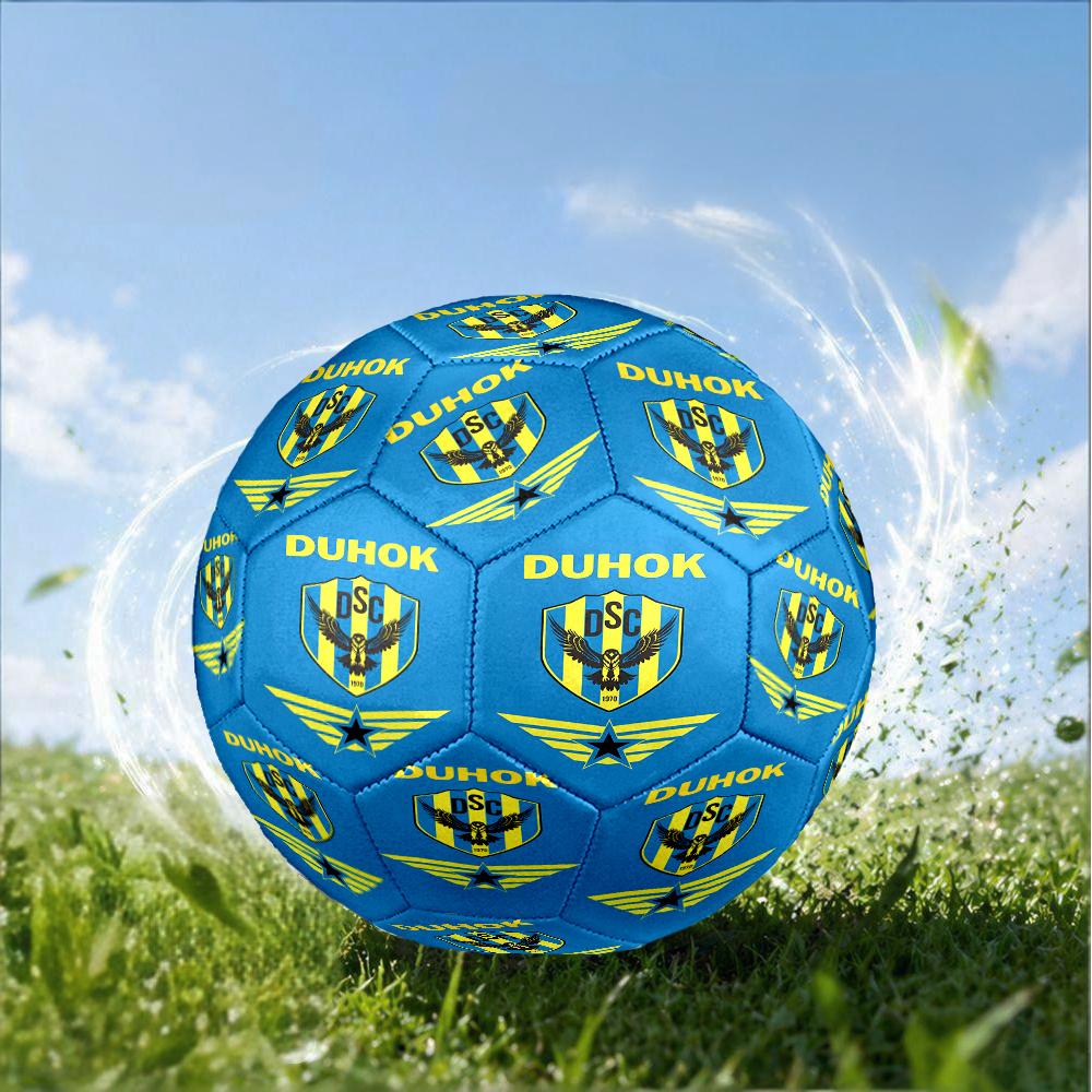 Duhok Sports Club Emblem Size 5 Soccer Ball,Indoor/Outdoor Suitable for Training Matches Tournaments Practice Games Perfect Gift for Fan