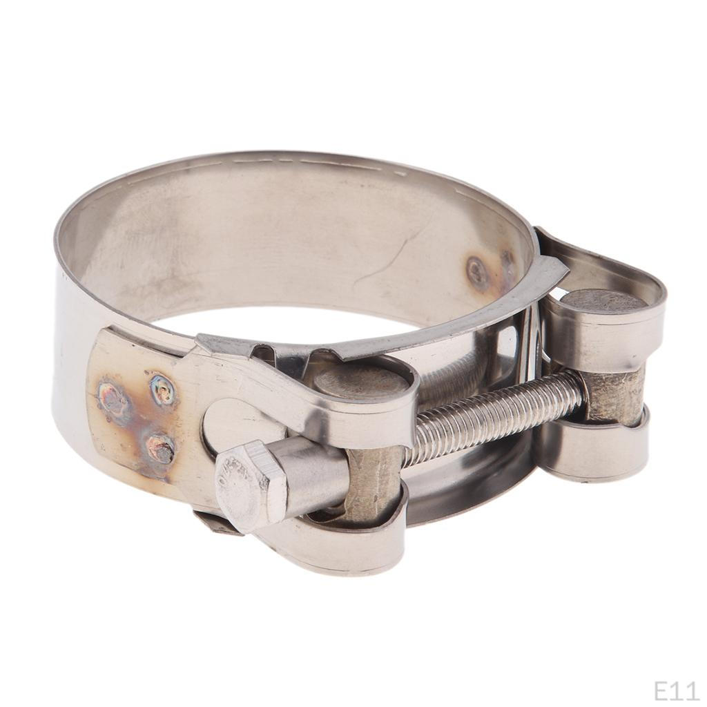 Durable Stainless Steel Motorcycle Exhaust Clamp - Choose from Various Sizes