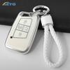 Car Key Case Cover Shell Fob For Vw Volkswagen Magotan Passat B8 Golf Seat Skoda Superb A7 Kodiaq Key Chain Accessories