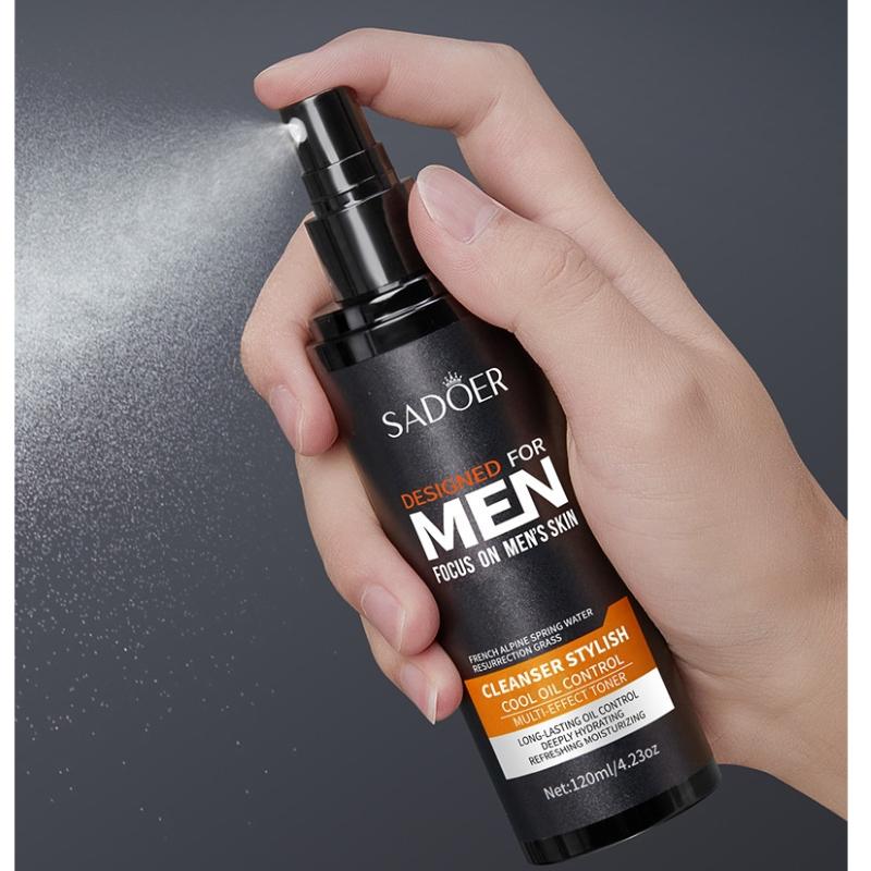 Cool and Cool Multi-effect Toner for Men. Moisturizing, Firming, and Emollient. A Must-have for Tough Men In Winter.