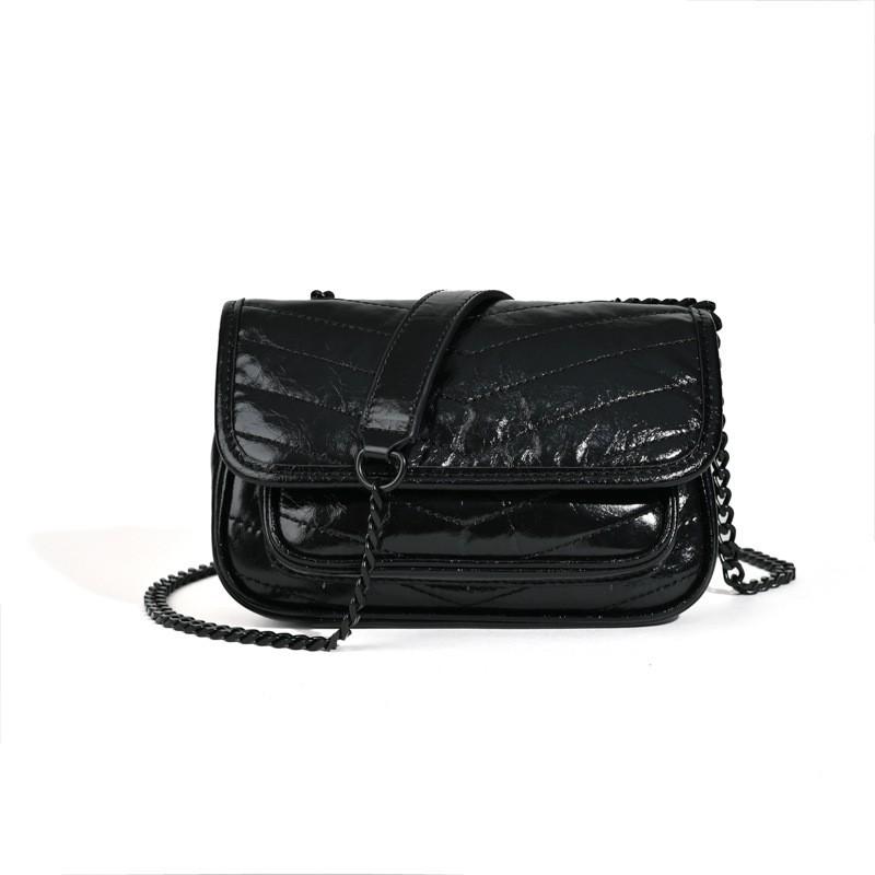 První vrstva Hovězí kůže Taška Dámská Módní Řetízková Messenger Malá Pravá kůže Jednoramenná Cross-body